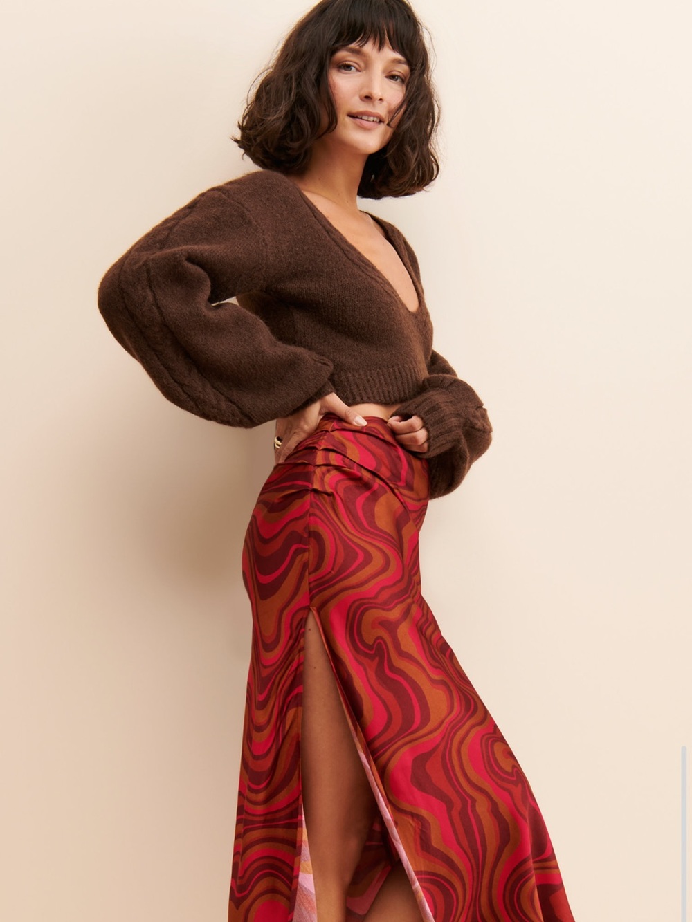 EUC For Love & Lemons Eleanor Skirt